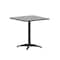 Flash Furniture Mellie 27.5'' Black Square Metal Indoor-Outdoor Table with Base TLH-053-2-BK-GG - alternate 7